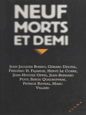 cover image of Neuf morts et demi